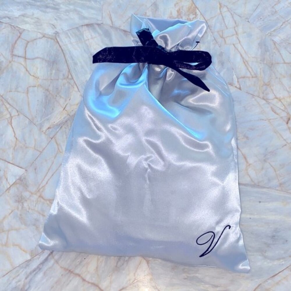 Victoria’s Secret Satin Silver Case Bag